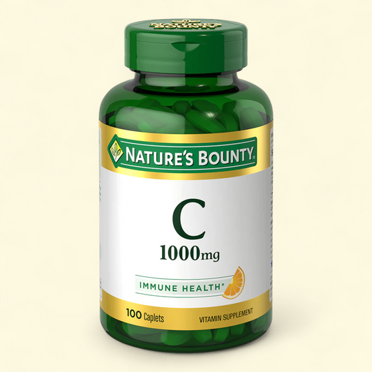 Nature's Bounty Vitamin C Caplets, 1000mg, 100 Count