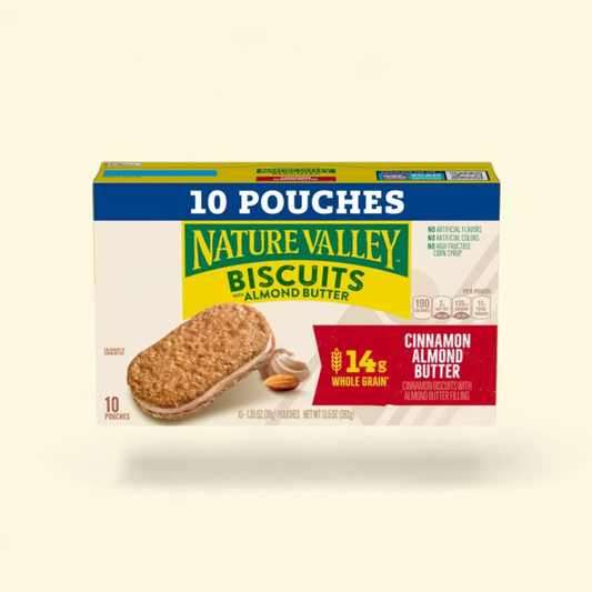 Nature Valley Biscuit Sandwiches, Cinnamon Almond Butter, 13.5 oz