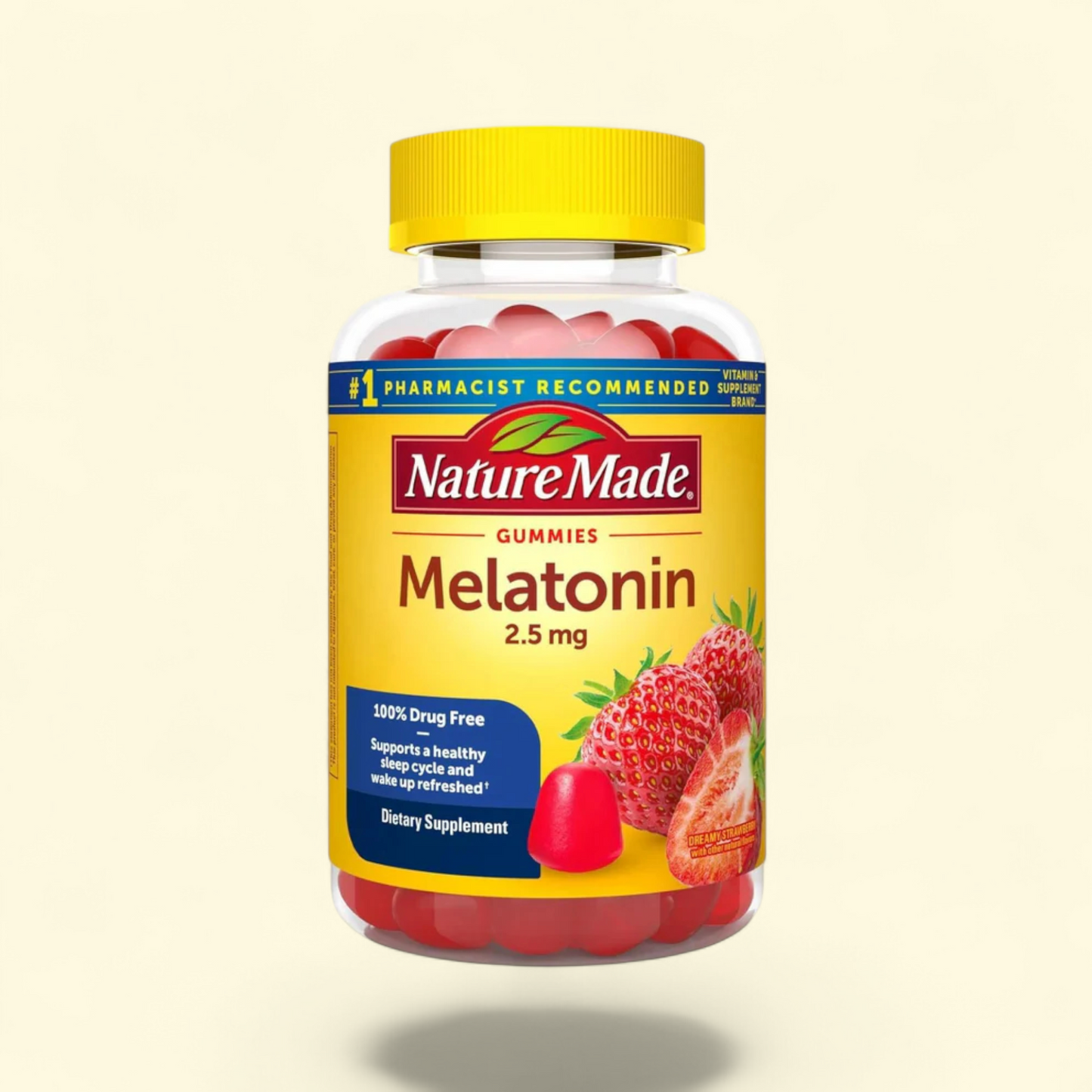 Nature Made Melatonin Gummies, 2.5 mg, 80 Count