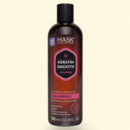 Hask Keratin Smoothing Shampoo, 12 fl oz