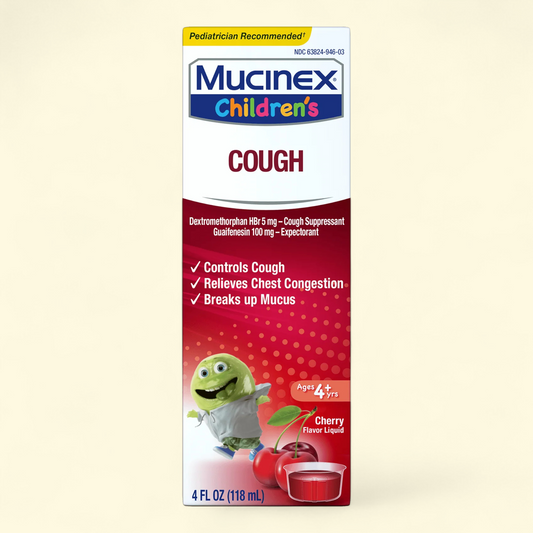 Mucinex Children's Cough Medicine, 4 fl oz