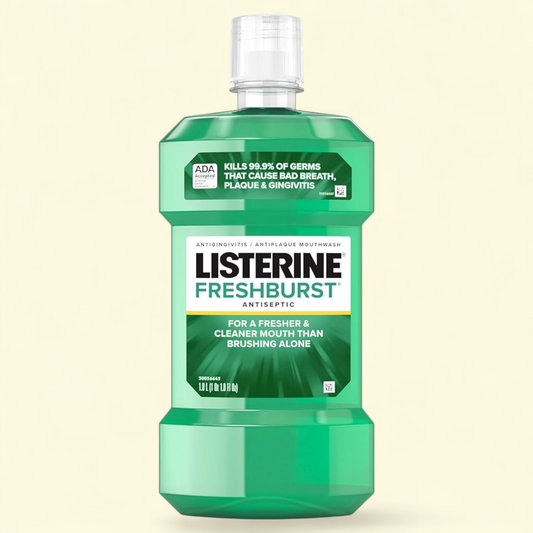 Listerine Freshburst Antiseptic Mouthwash, Mint, 1.5 L