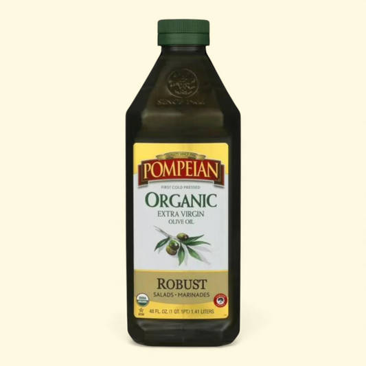 Pompeian Organic Extra Virgin Olive Oil, 48 fl oz