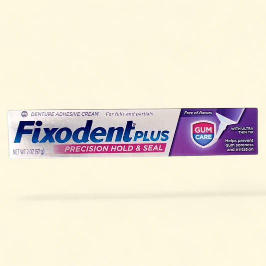 Fixodent Plus Gum Care Denture Adhesive, 2.0oz