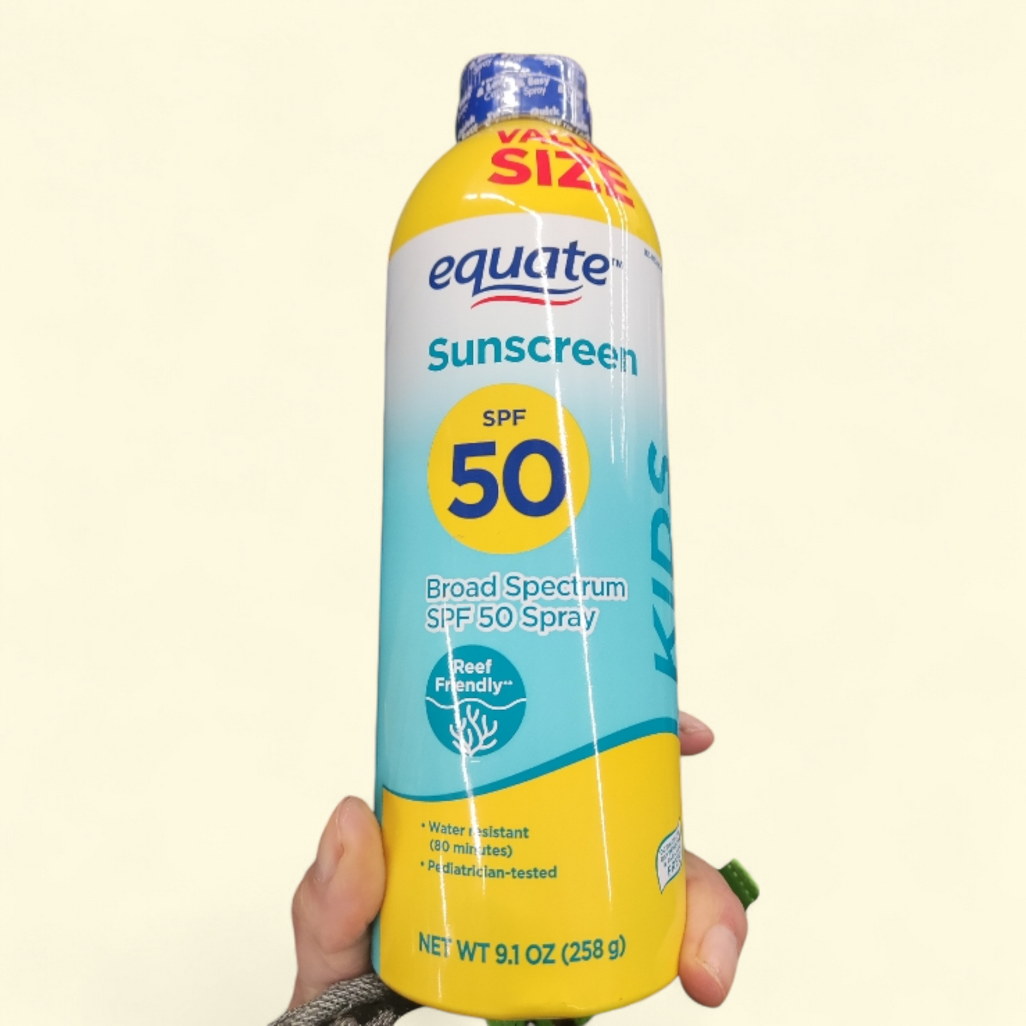 Equate Kids Sunscreen Spray, SPF 50, 9.1 oz
