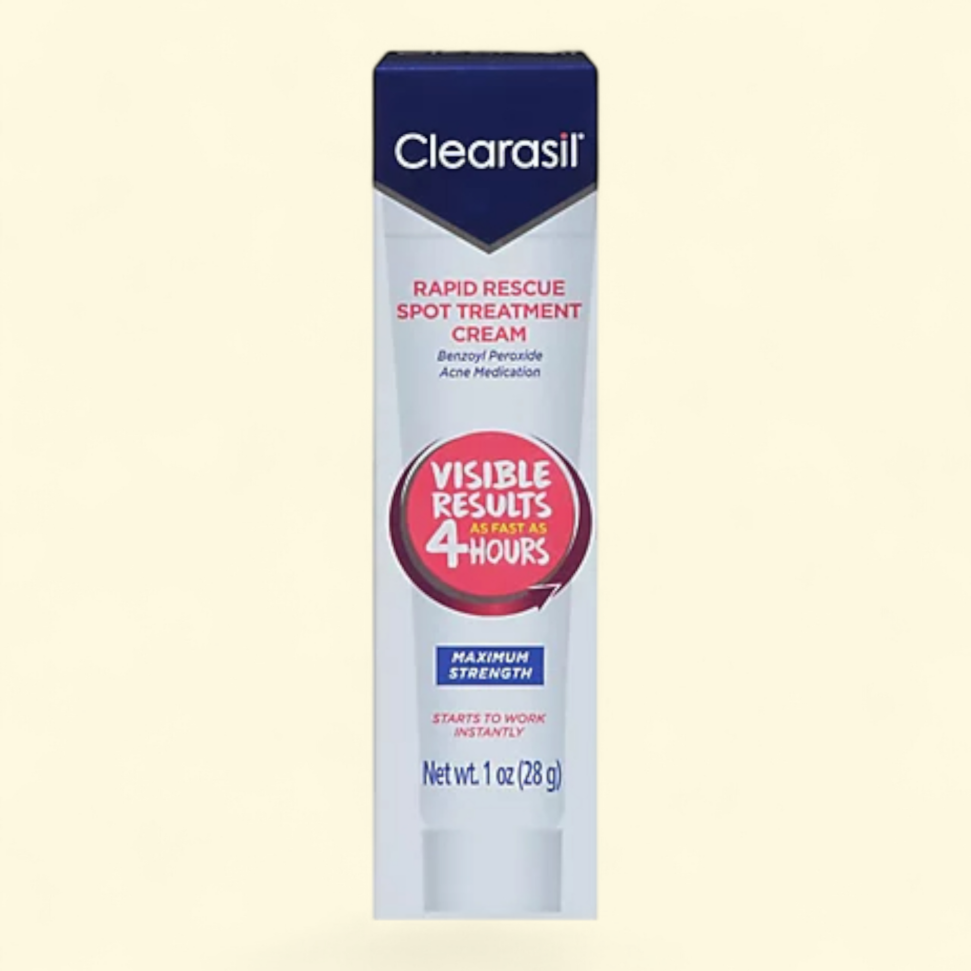 Clearasil Rapid Rescue Spot Treatment Acne Cream, 1 fl oz — authentic US product shipped worldwide by Treatspree