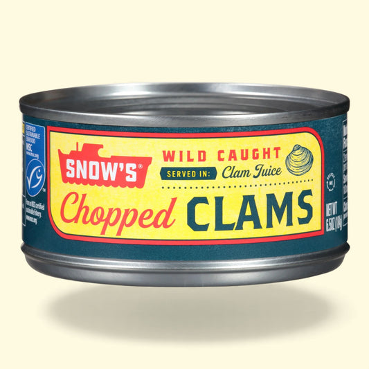 Wild caught clam juice chopped clams