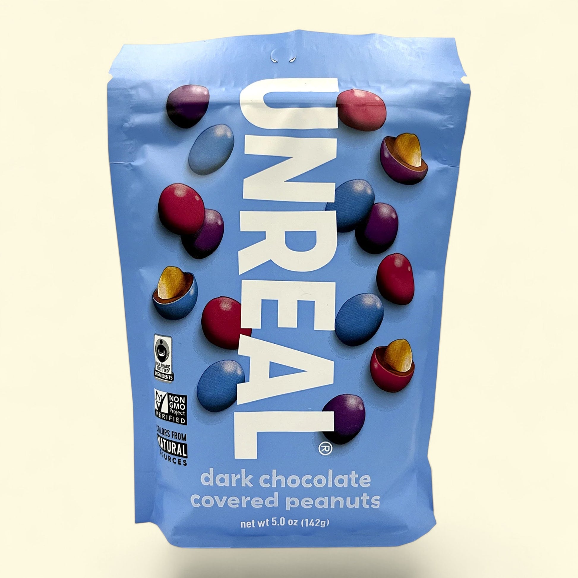 Unreal Dark Chocolate Covered Peanut Gems, 5 oz