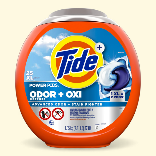 Tide Power PODS, Odor Defense + Oxi, 25 Count