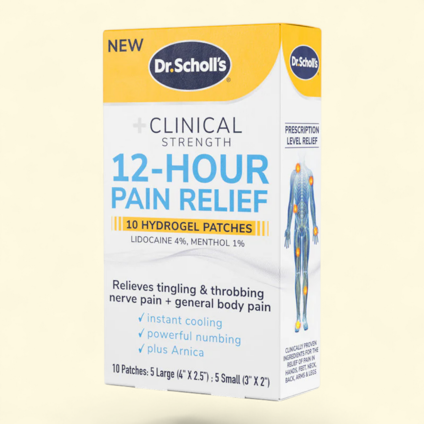 Dr. Scholl's Pain Relief Hydrogel Patches, 10 Count