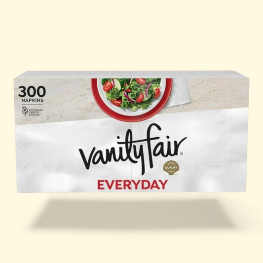 Vanity Fair Everyday Paper Napkins, 300 Count