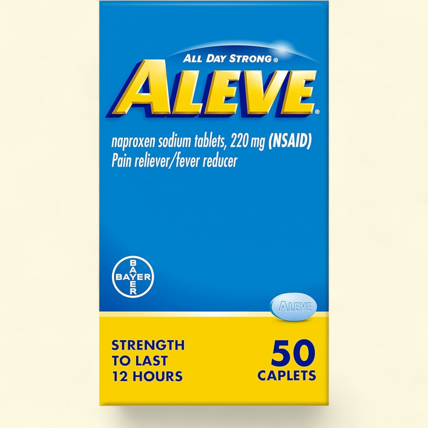 Aleve Caplets, 50 Count