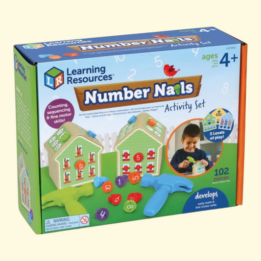 Learning Resources Number Nails Activity Set, Ages 4+