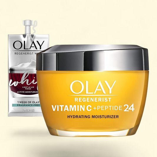 Olay Regenerist Vitamin C+ Peptide 24 Facial Moisturizer, 0.5 oz