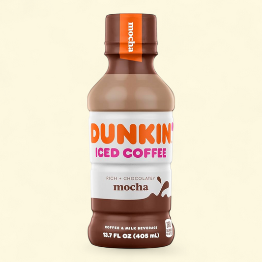 Dunkin' Mocha Iced Coffee, 13.7 fl oz Bottle