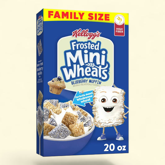 Kellogg's Frosted Mini-Wheats, Blueberry Muffin, 20oz