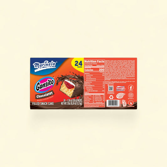 Marinela Gansito Strawberry Filled Snack Cake, 42.24 oz, 24 packs — authentic US product shipped worldwide by Treatspree