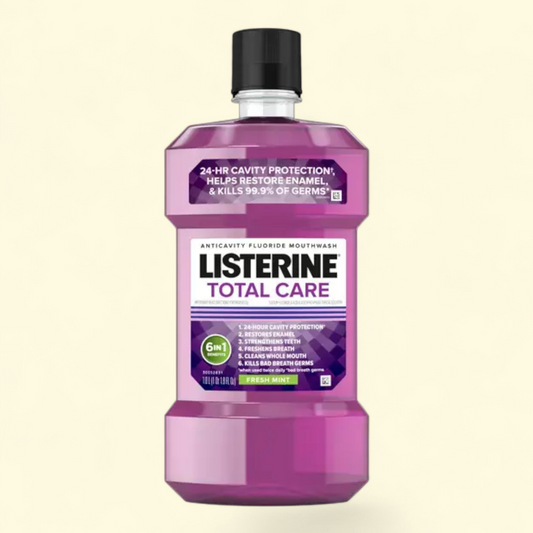 Listerine Total Care Mouthwash, Fresh Mint, 500 mL