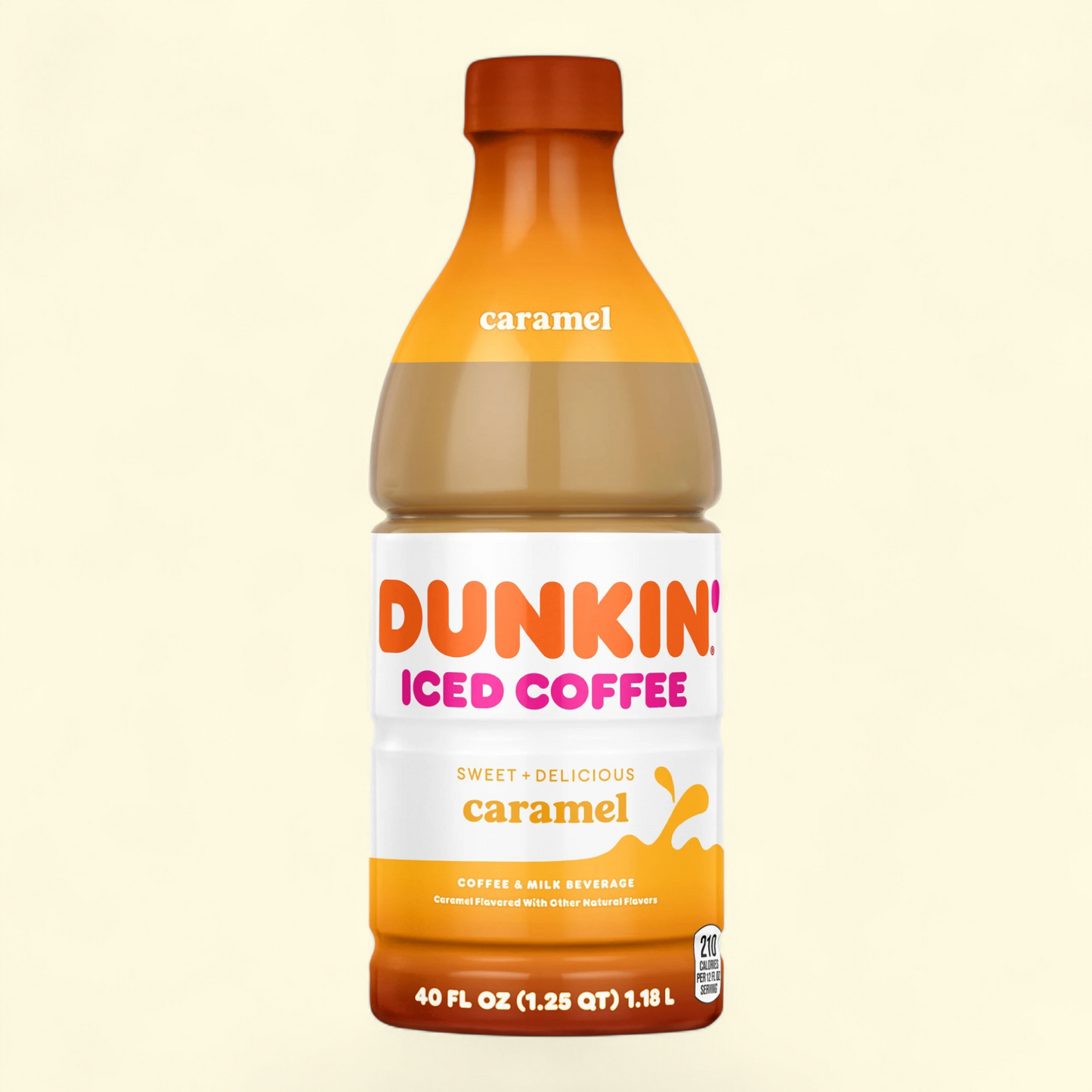 Dunkin' Caramel Iced Coffee, Bottle, 40 fl oz