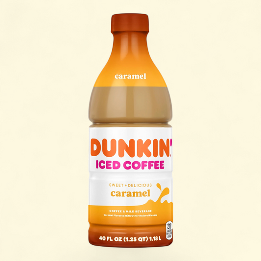 Dunkin' Caramel Iced Coffee, Bottle, 40 fl oz