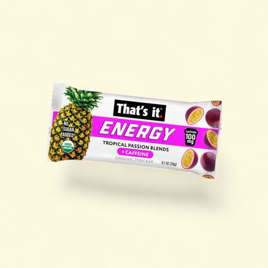 Energy bar packaging with pineapple 