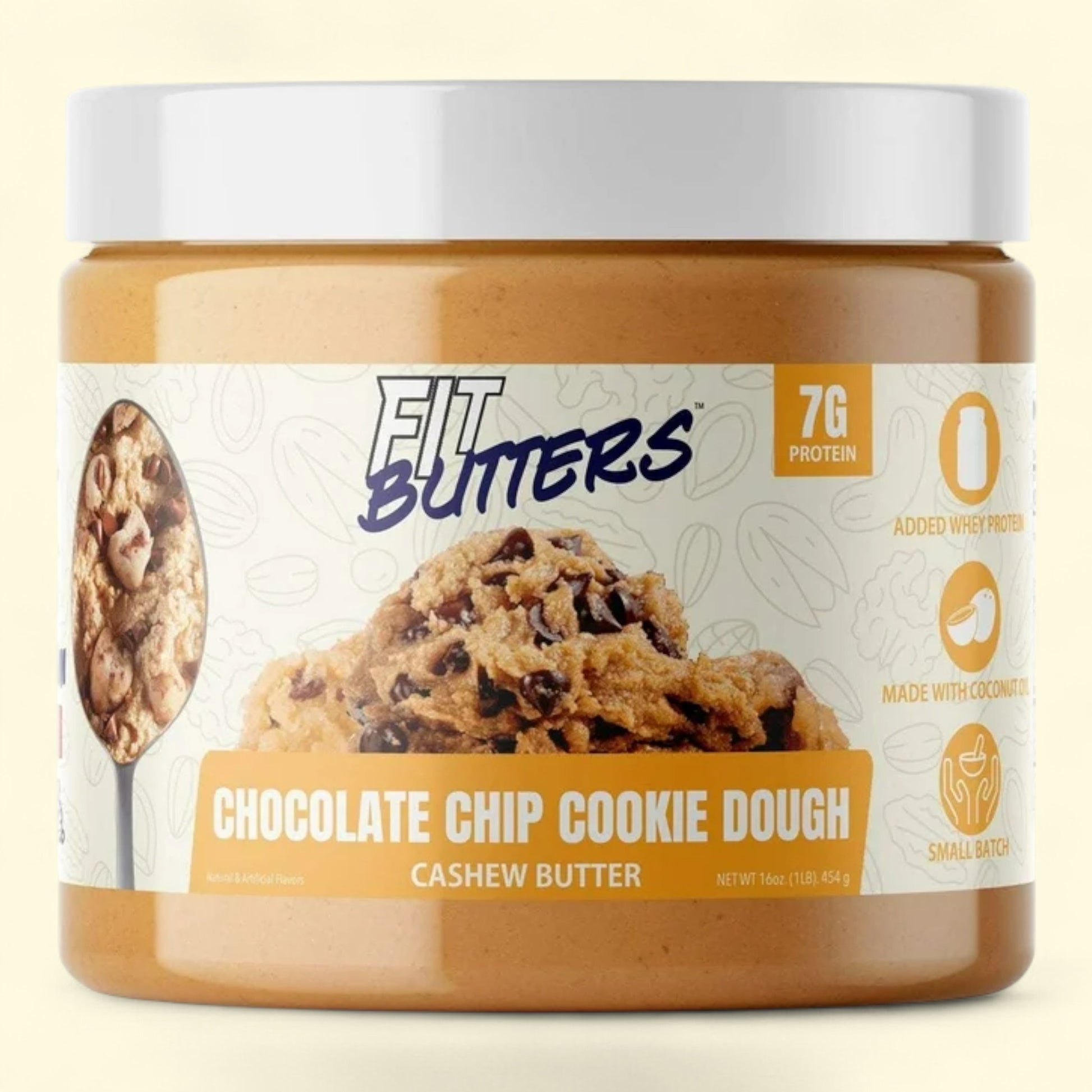 Fit Butters Chocolate Chip Cookie Dough Cashew Butter 