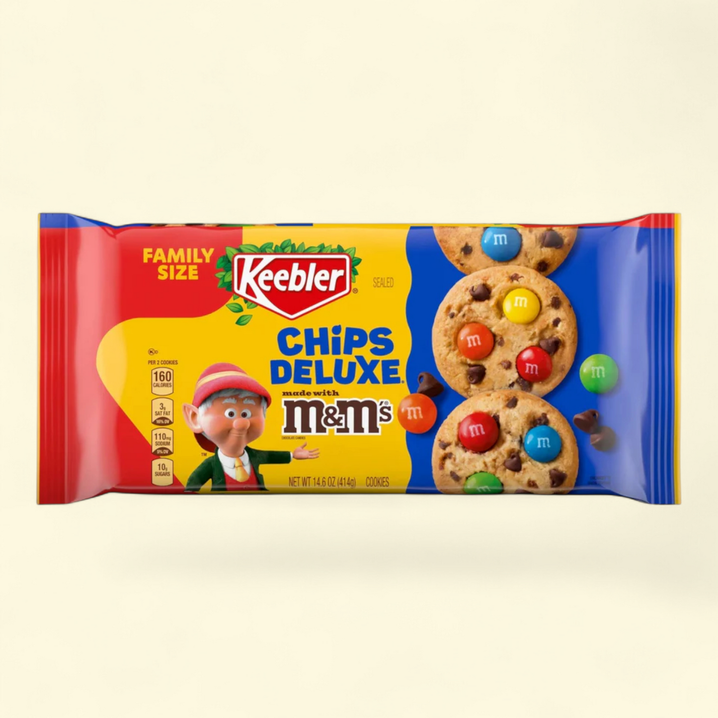 Keebler Chips Deluxe Cookies, Family Size, 14.6 oz.