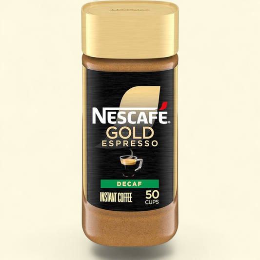 NESCAFÉ Gold Decaf Espresso Intense Instant Coffee, 3.17 oz