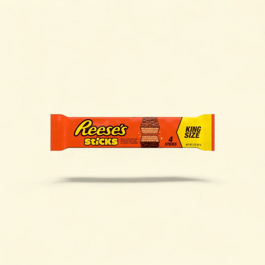 Reese's Sticks Milk Chocolate Peanut Butter Wafer King Size Candy, ... — authentic US product shipped worldwide by Treatspree