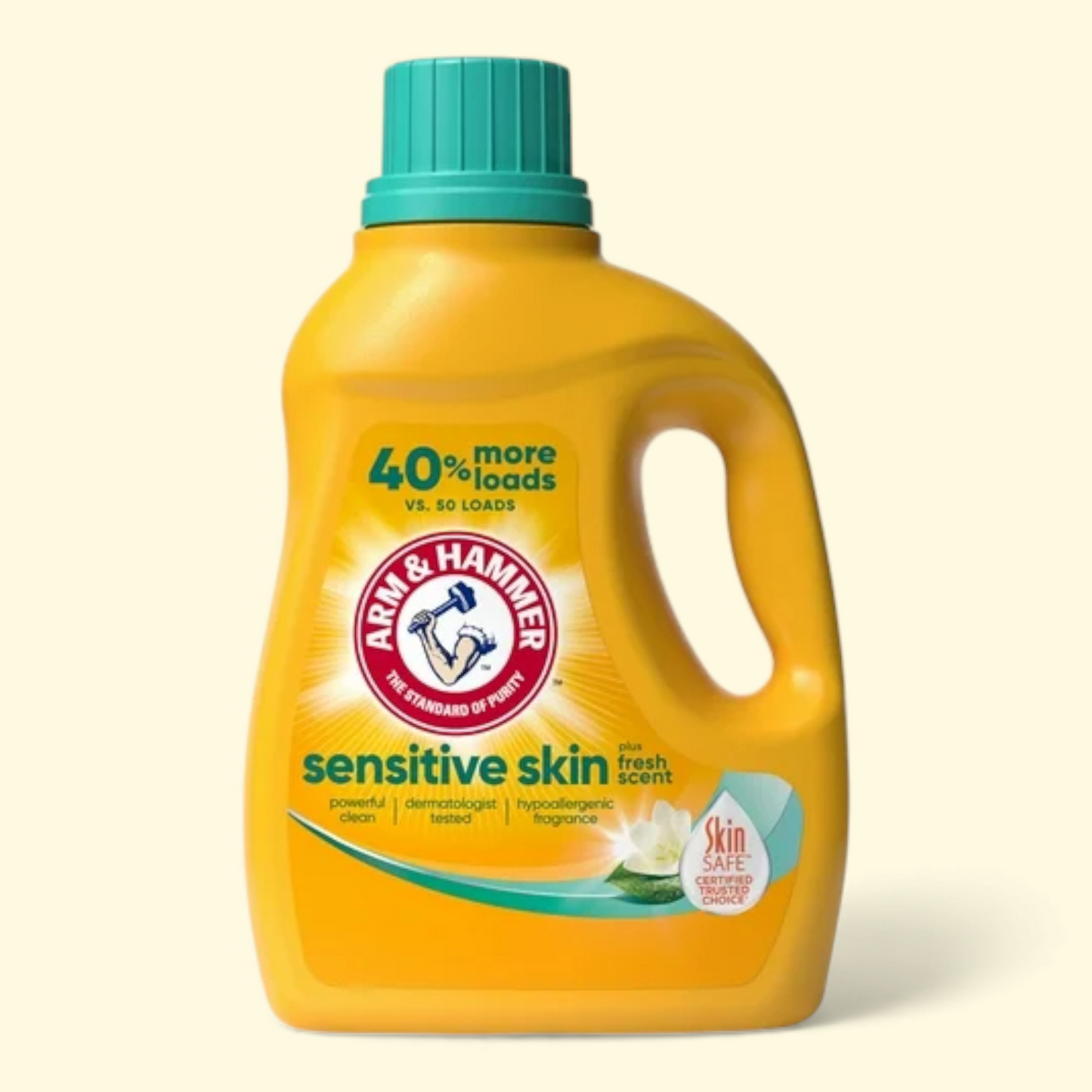 ARM & HAMMER Sensitive Skin Liquid Laundry Detergent, 105 fl oz
