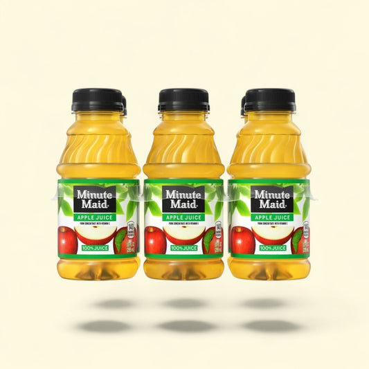 Minute Maid Apple Juice Drink, 10 fl oz, 6 Bottles — authentic US product shipped worldwide by Treatspree