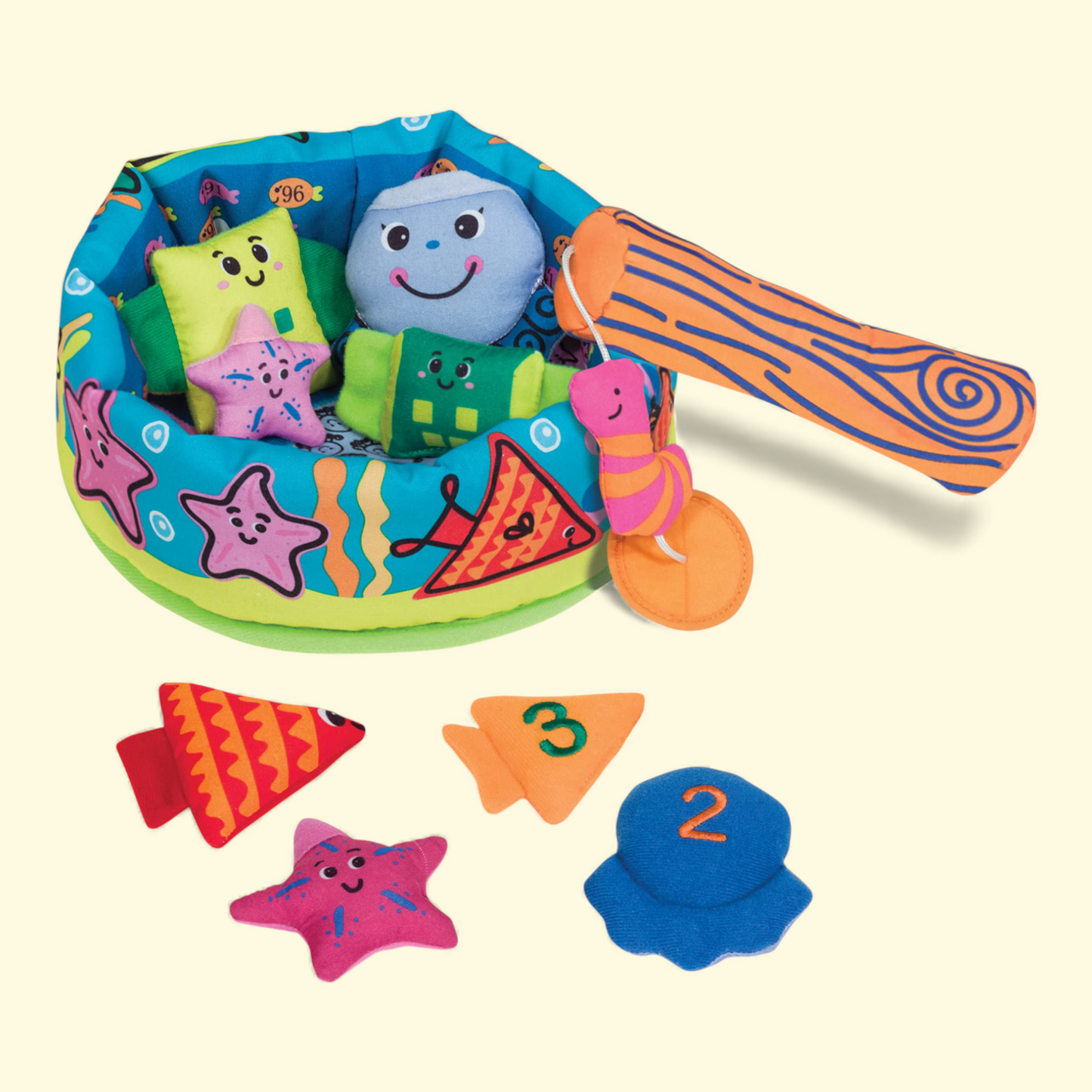 Melissa & Doug Fish and Count Learning Game, 8 Numbered Fish, 1 count: K's Kids