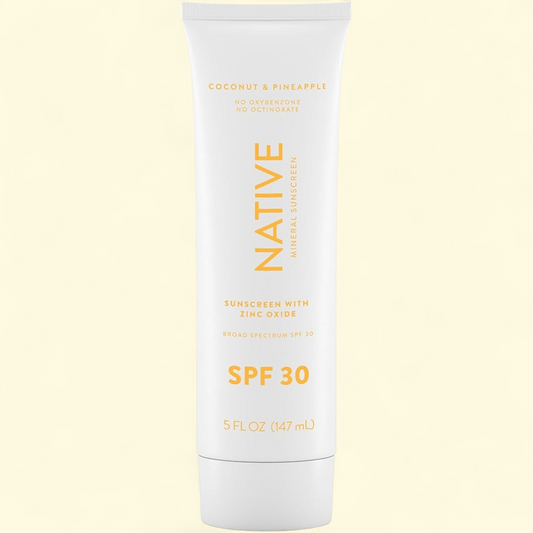 Native Mineral Sunscreen Lotion SPF 30, 5.0 oz