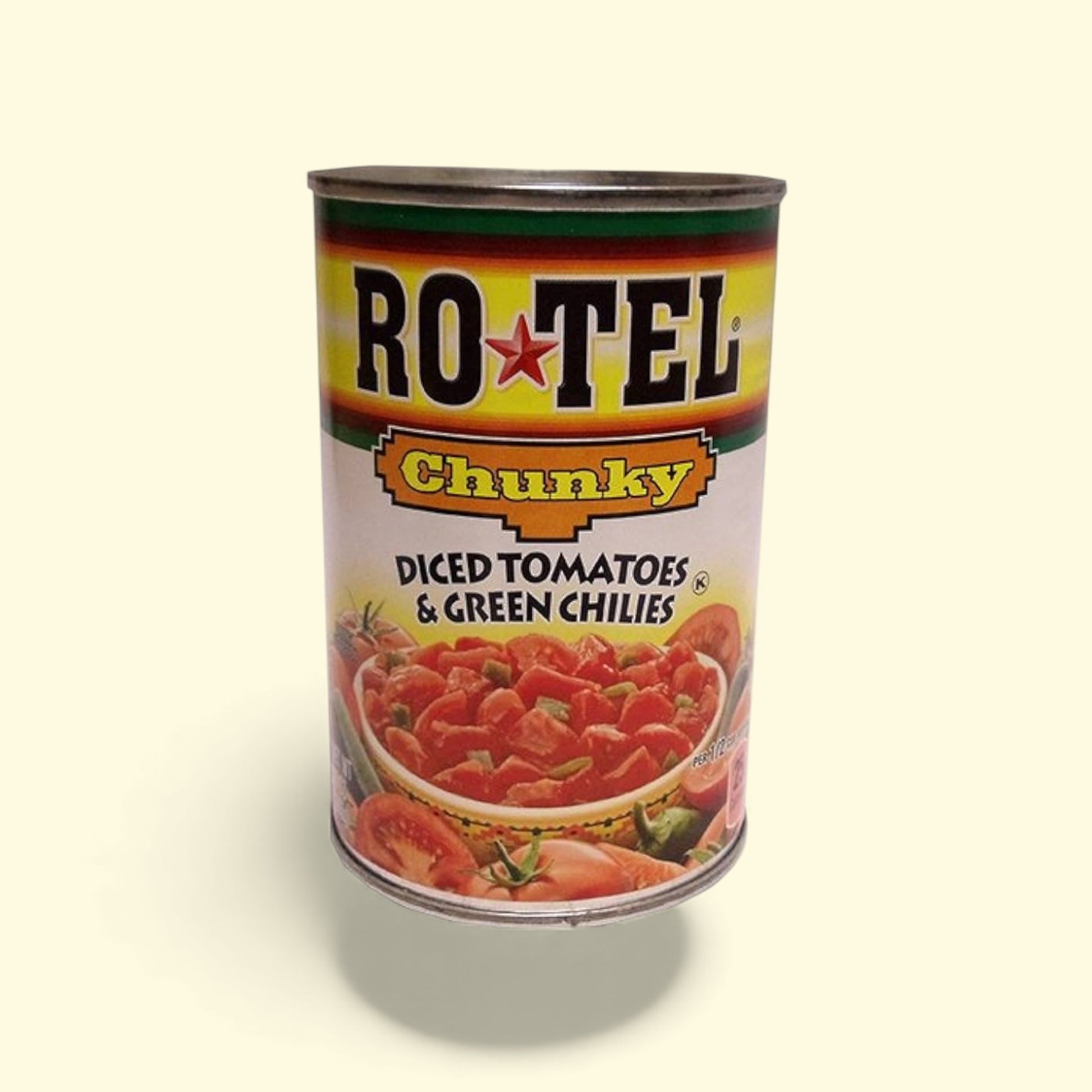 Rotel chunky diced tomatoes and green chilies