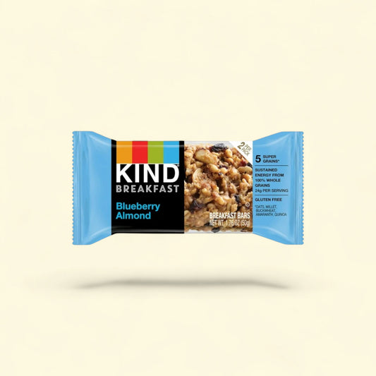 KIND Blueberry Almond Breakfast Bars, 1.76 oz (6 Count) — authentic US product shipped worldwide by Treatspree