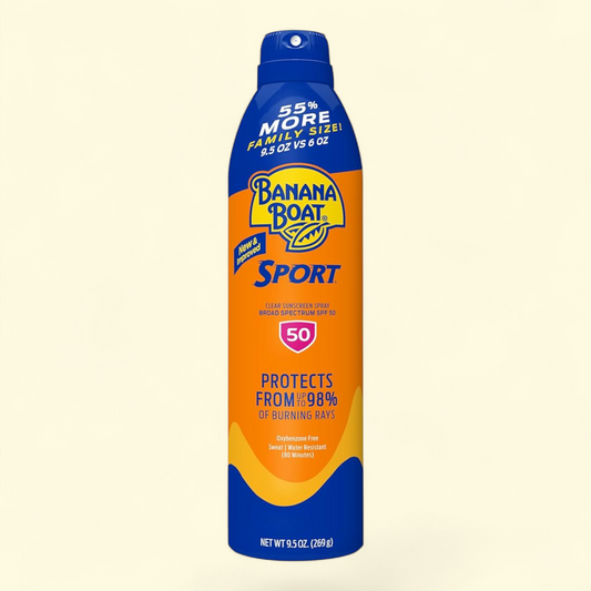 Banana Boat Sport Ultra SPF 50 Sunscreen Spray, 9.5 oz