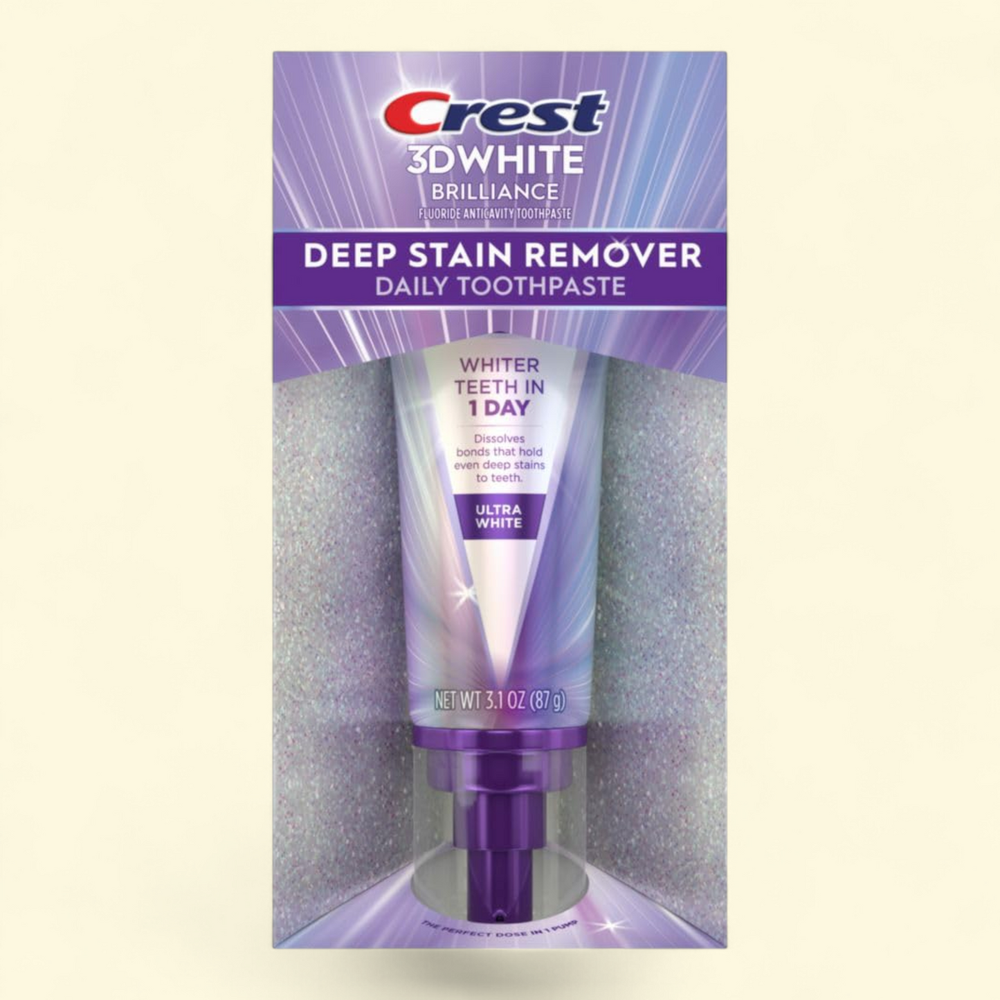 Crest 3DWhite Brilliance Toothpaste, 3.1oz