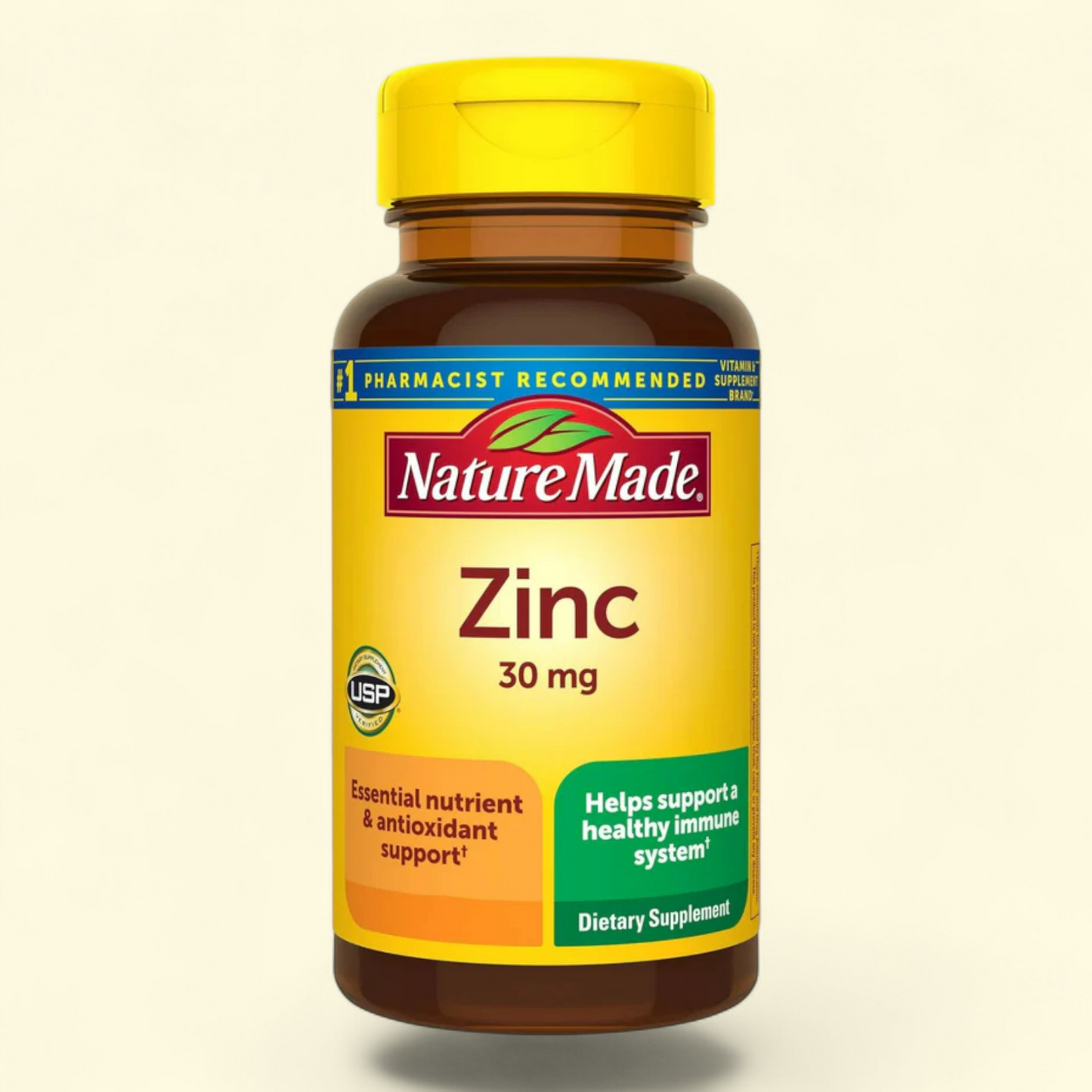 Nature Made Zinc 30 mg Tablets, 100 Count — authentic US product shipped worldwide by Treatspree