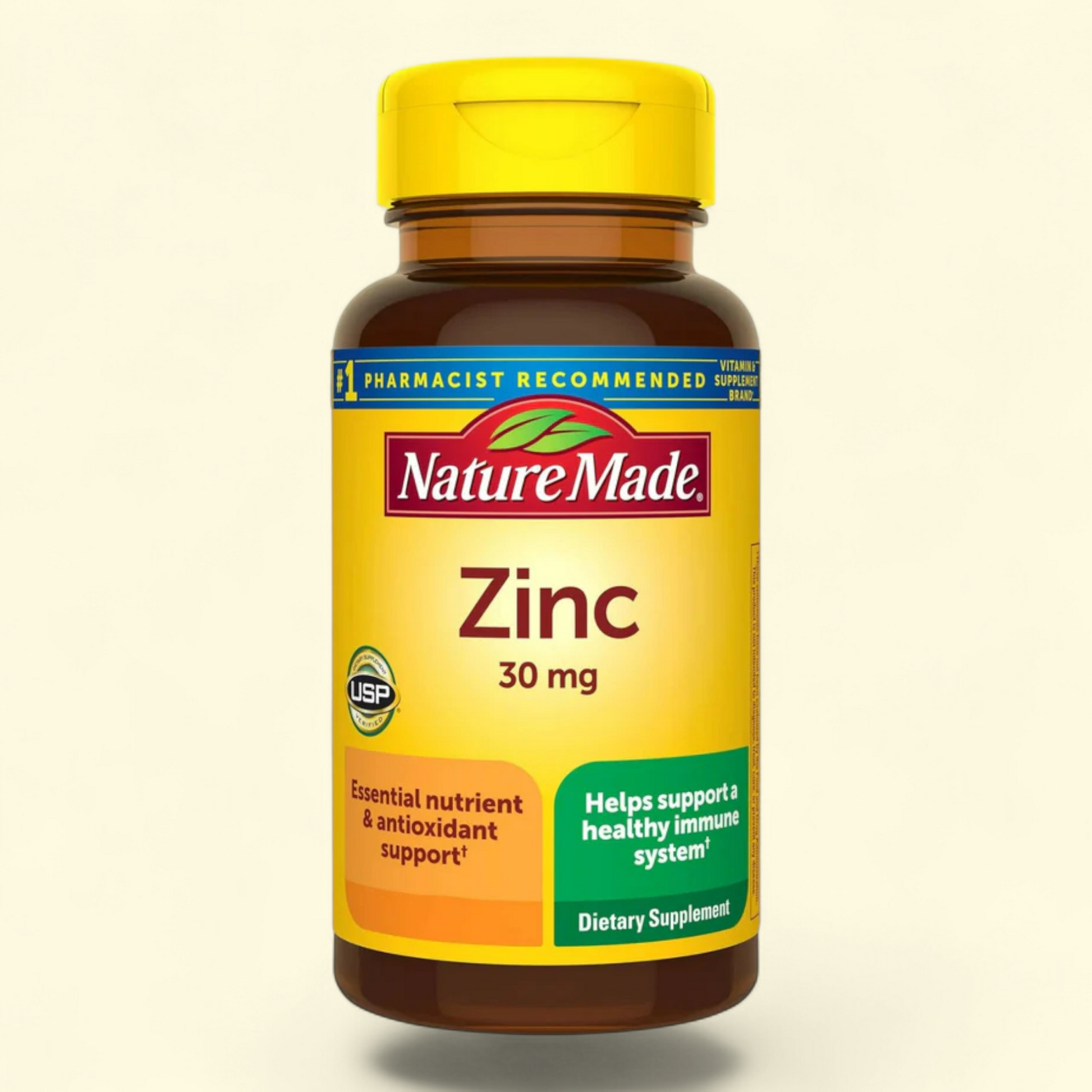 Nature Made Zinc 30 mg Tablets, 100 Count — authentic US product shipped worldwide by Treatspree