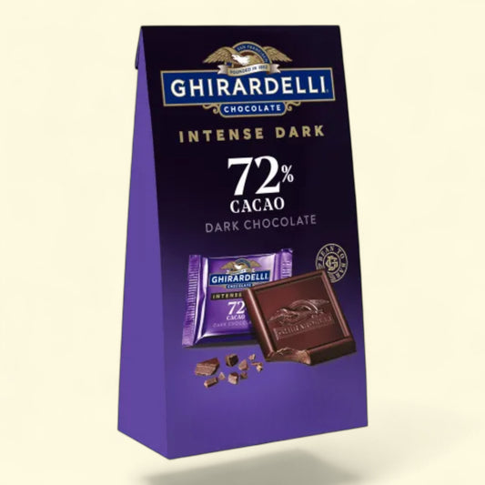 Ghirardelli Intense Dark 72% Cacao chocolate