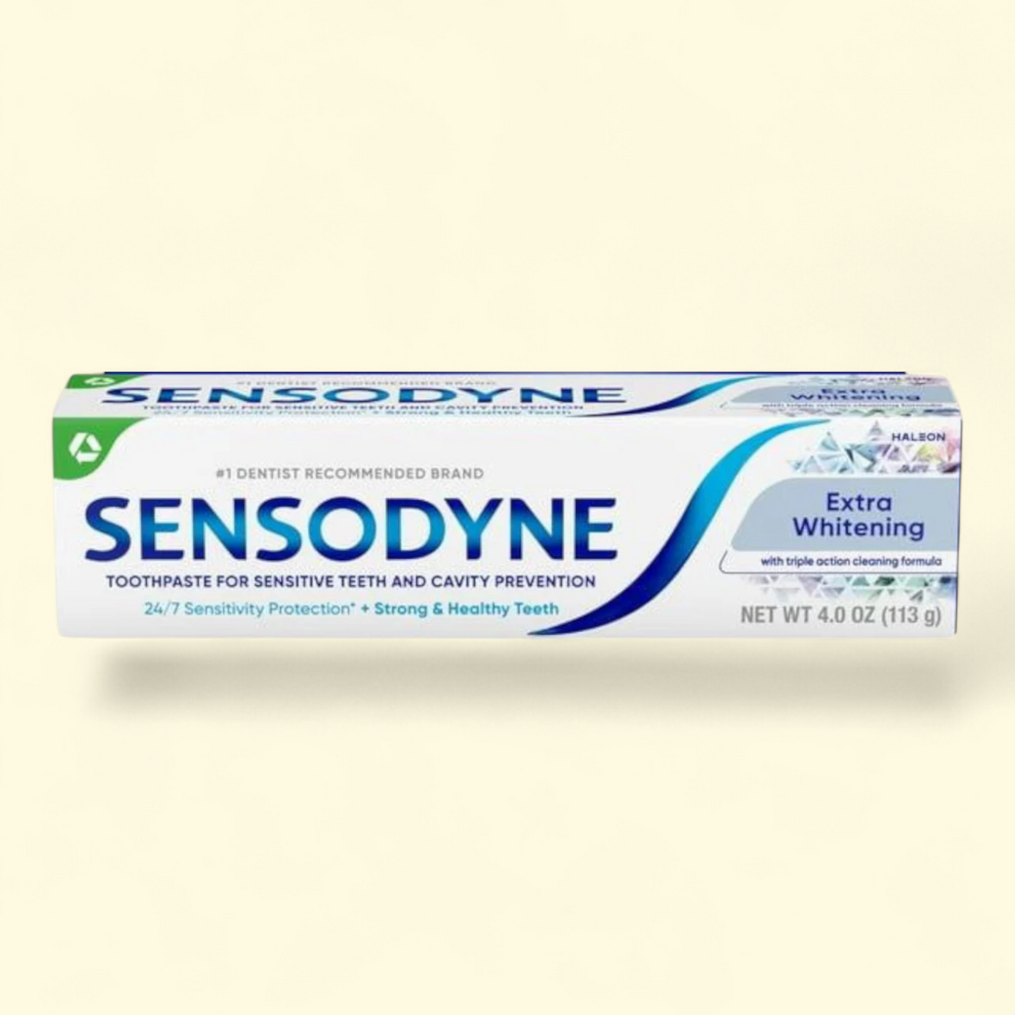 Sensodyne Extra Whitening Toothpaste, Mint, 4 Oz