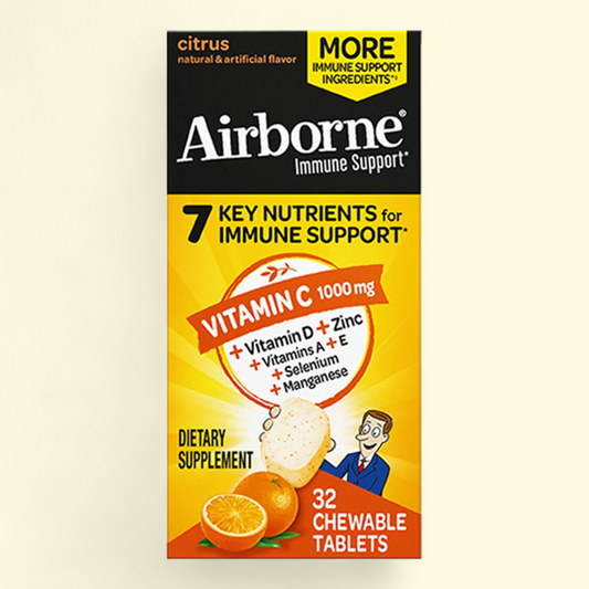 Airborne Vitamin C Immune Support Tablets, 1000mg, 32 ct