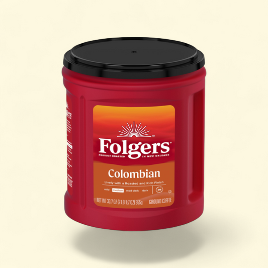 Folgers Colombian Ground Coffee, Medium Roast, 24 oz