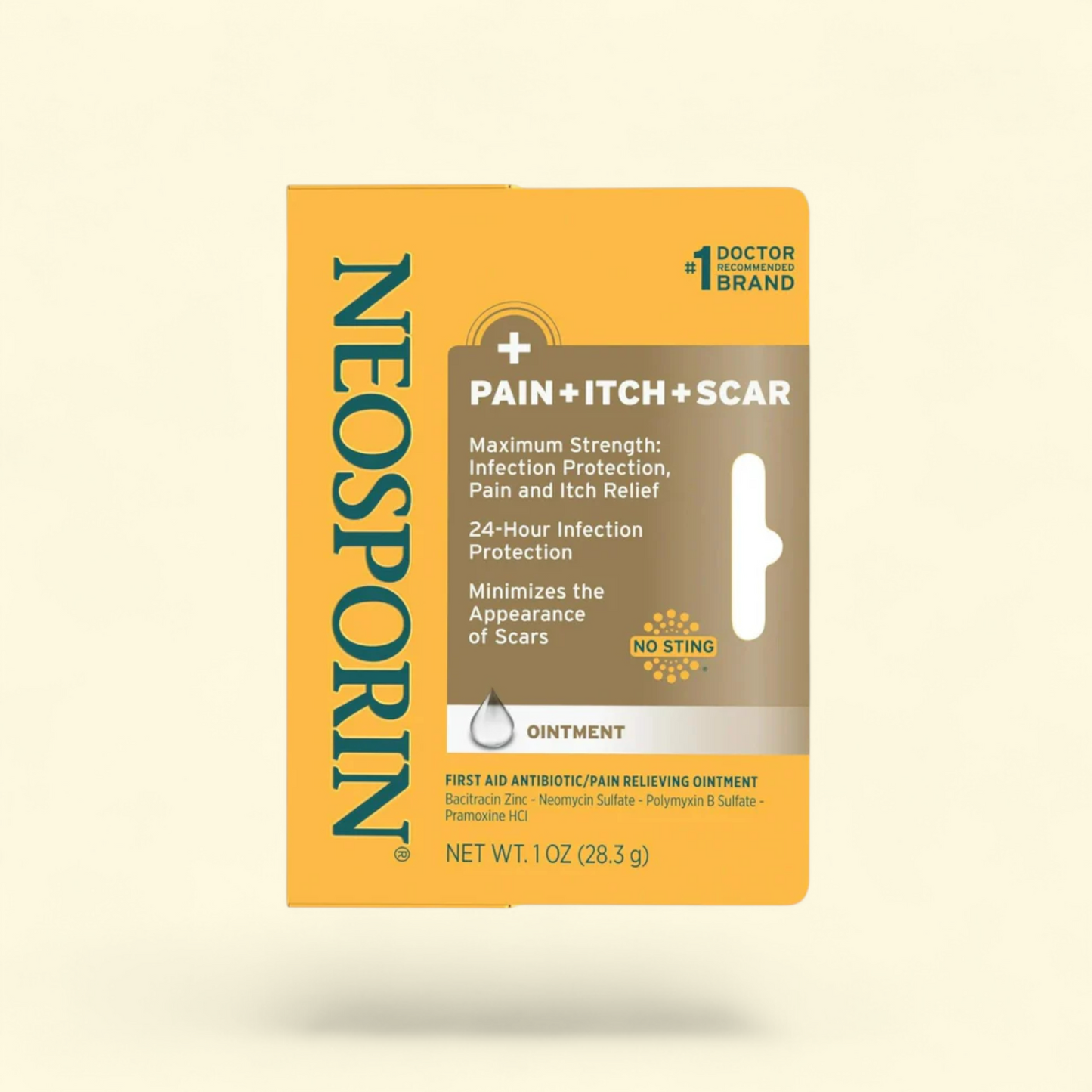 Neosporin Pain, Itch & Scar First Aid Antibiotic Ointment, 1 oz