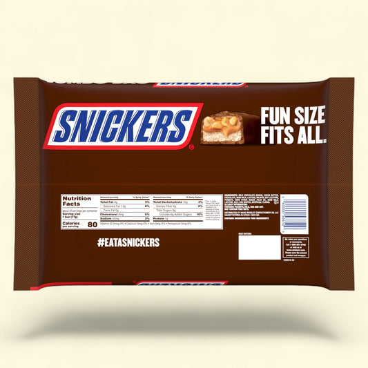 Snickers fun size chocolate