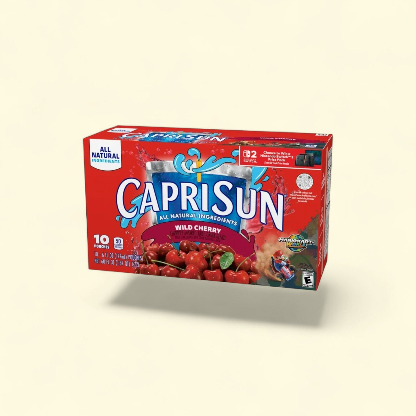 Capri Sun Wild Cherry Juice, 10 ct — authentic US product shipped worldwide by Treatspree