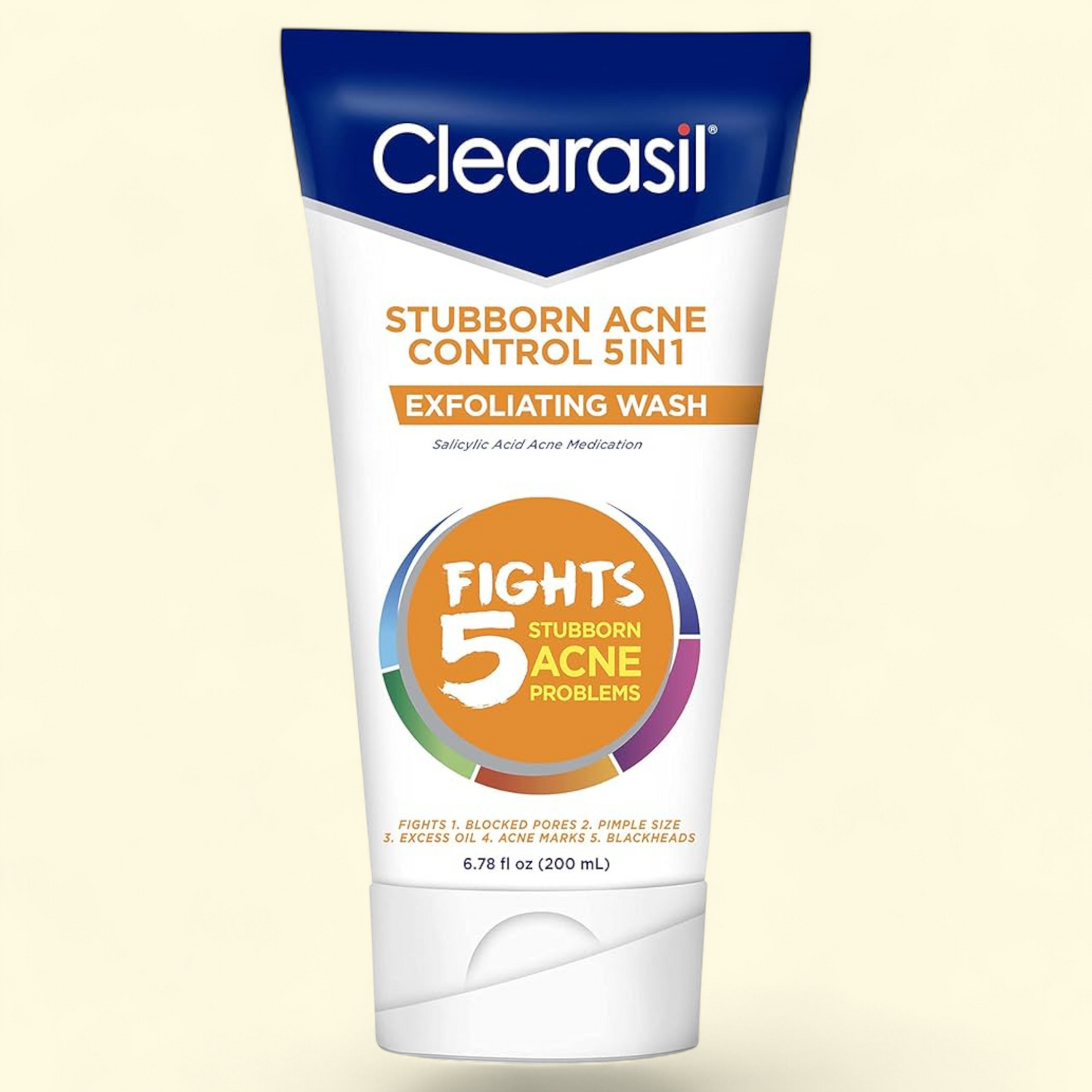 Clearasil Exfoliating Acne Face Wash, 6.78 fl oz