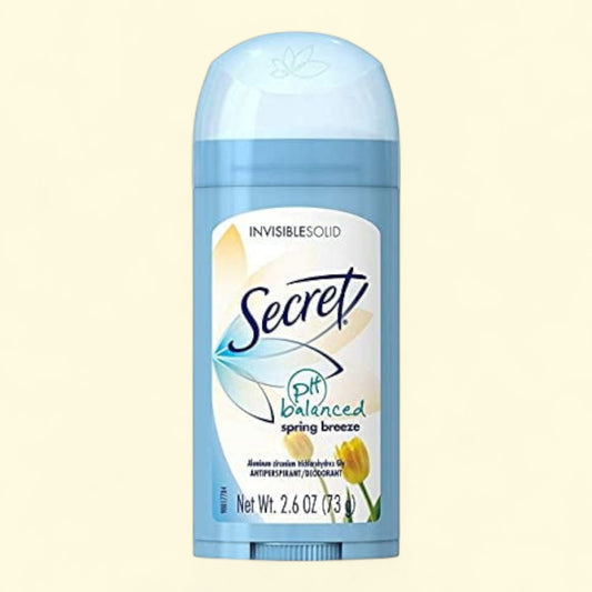 Secret Antiperspirant and Deodorant, Spring Breeze, 2.6 oz, Twin Pack