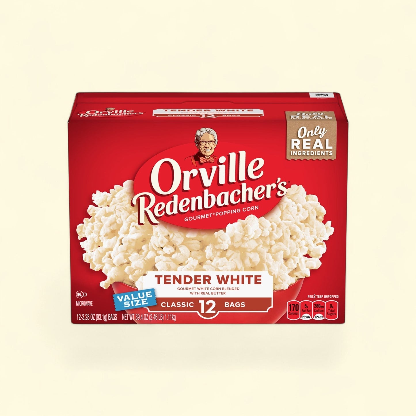 Orville Redenbacher's Tender White Popcorn, Microwave Popcorn, 3.3 ... — authentic US product shipped worldwide by Treatspree
