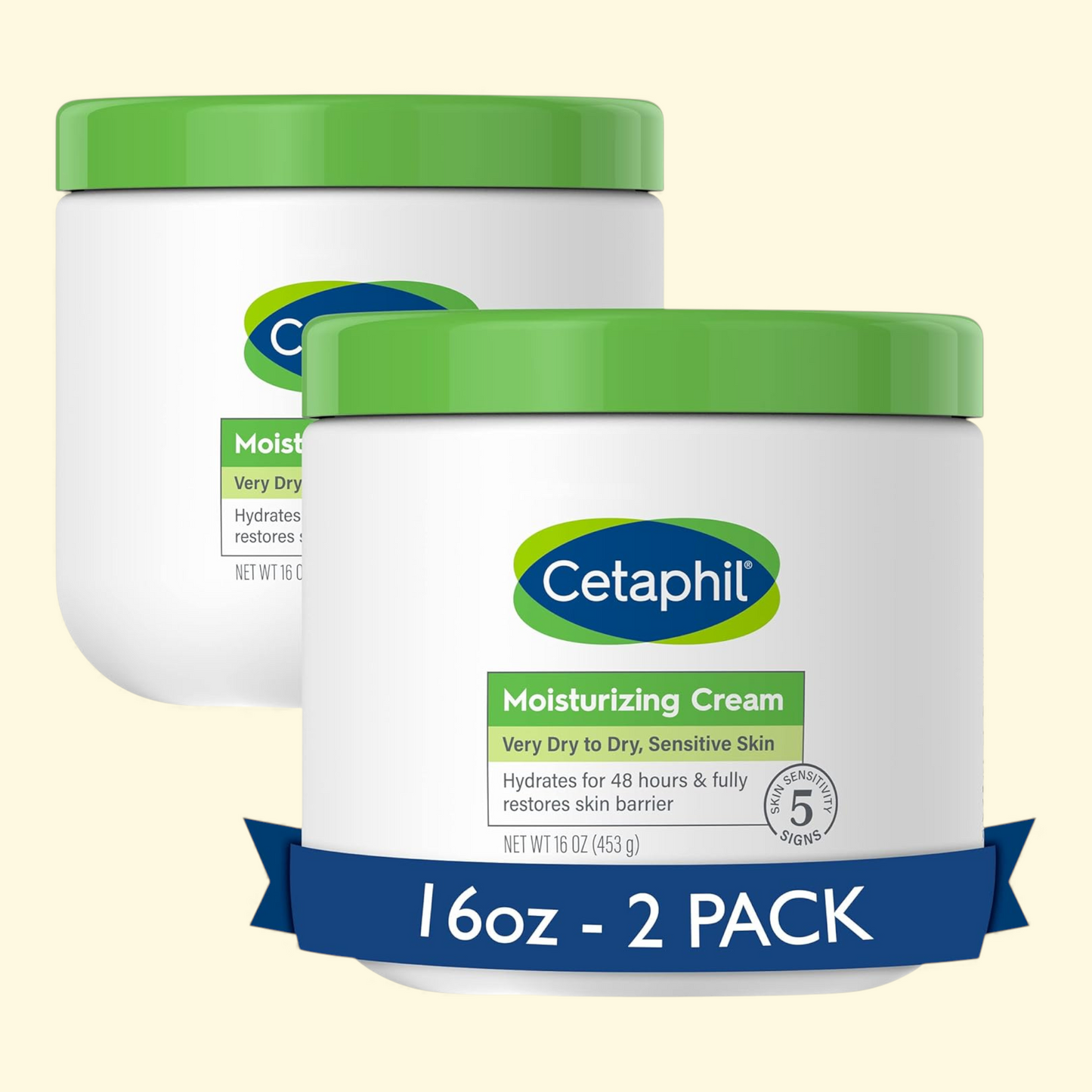 Cetaphil Moisturizing Cream, 16 oz., 2 pk.